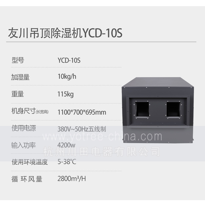 5、YCD-10S  地下室吊頂除濕機 技術參數.jpg